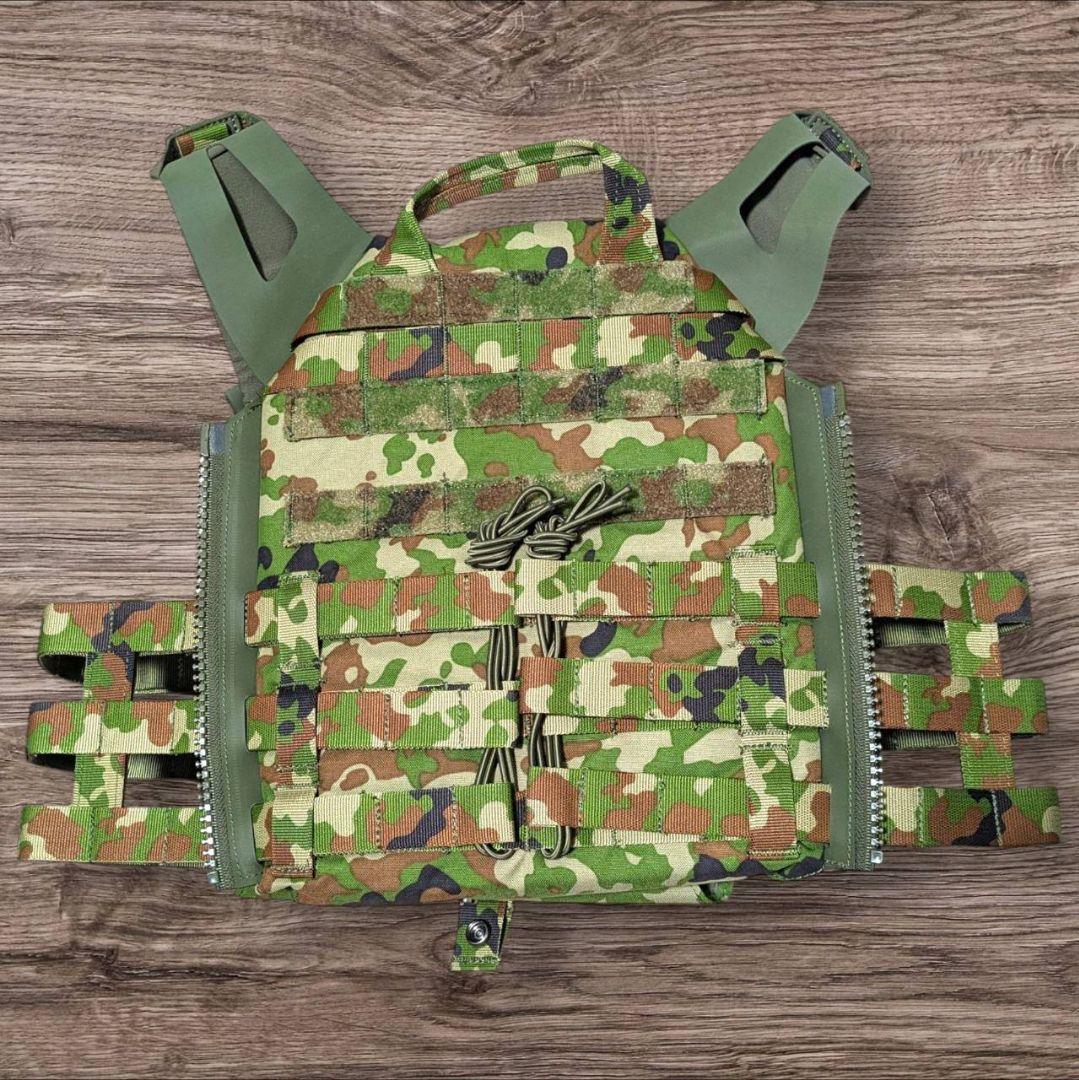 【新品】JPC2.0タイプ　プレートキャリアM　陸自迷彩　対IR加工品