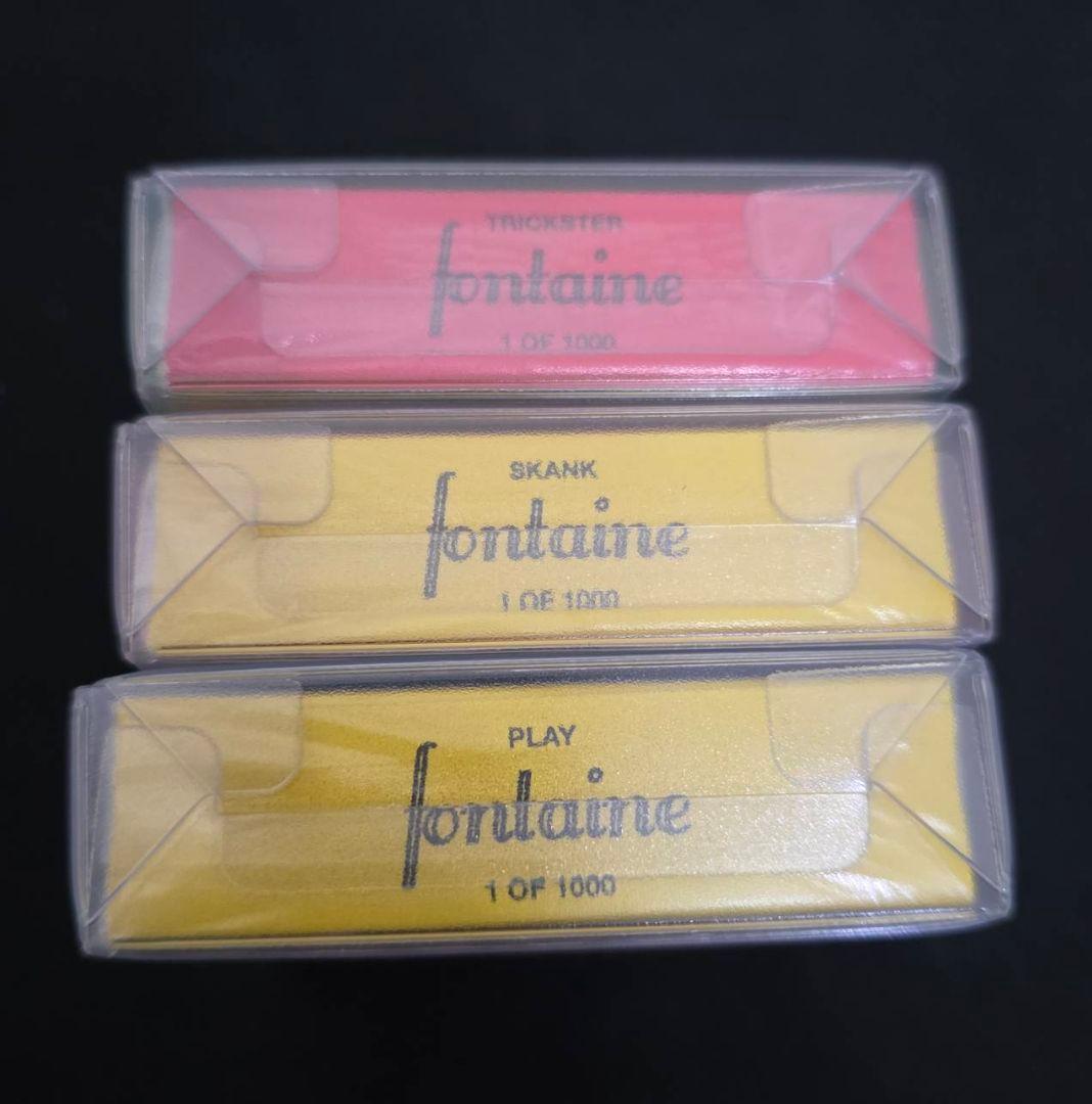 fontaine 1000個限定レアデック 3種セット 5000s トランプ