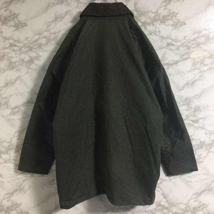 バブアー　ビューフォート　オイルドジャケット　襟コーデュロイ　カーキ　Ｌ☆