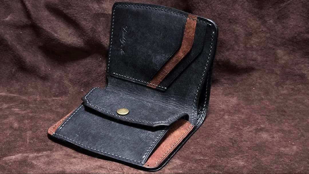 【セール】コンパクト二つ折り財布　プエブロ