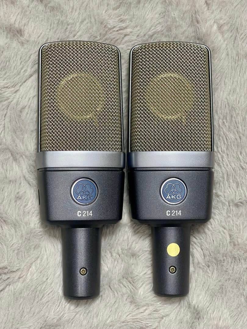 【高音質で万能】AKG C214 ステレオペア コンデンサーマイク マッチドペア