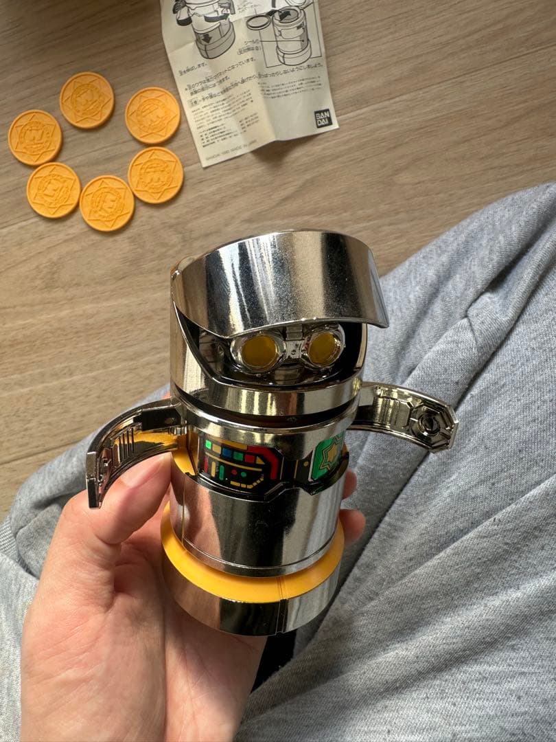 ウィンスペクター　マスコットロボ　デミタス メタルおもちゃ 付き