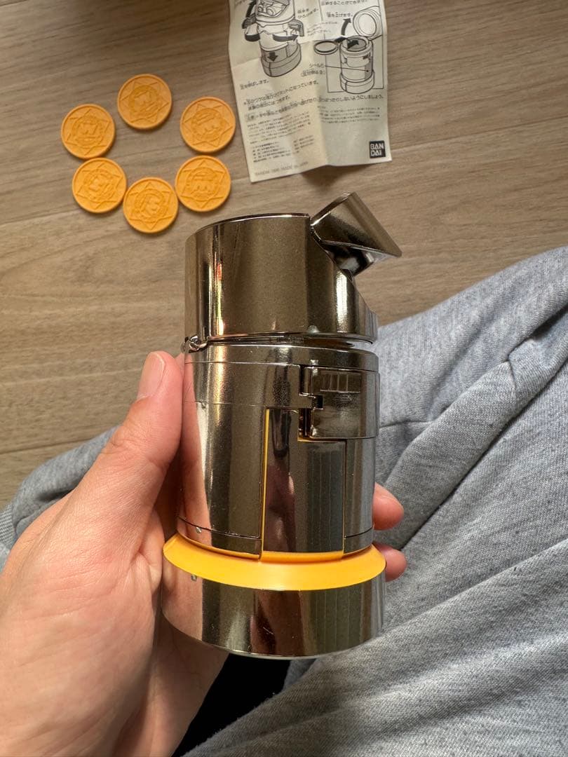 ウィンスペクター　マスコットロボ　デミタス メタルおもちゃ 付き