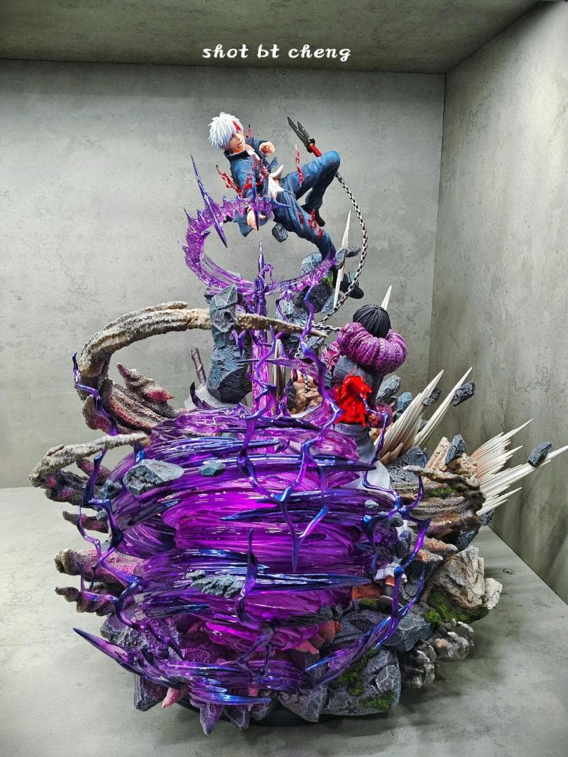 呪術廻戦 五条悟 伏黒甚爾 茈 ガレージキット フィギュア 1/6スケール