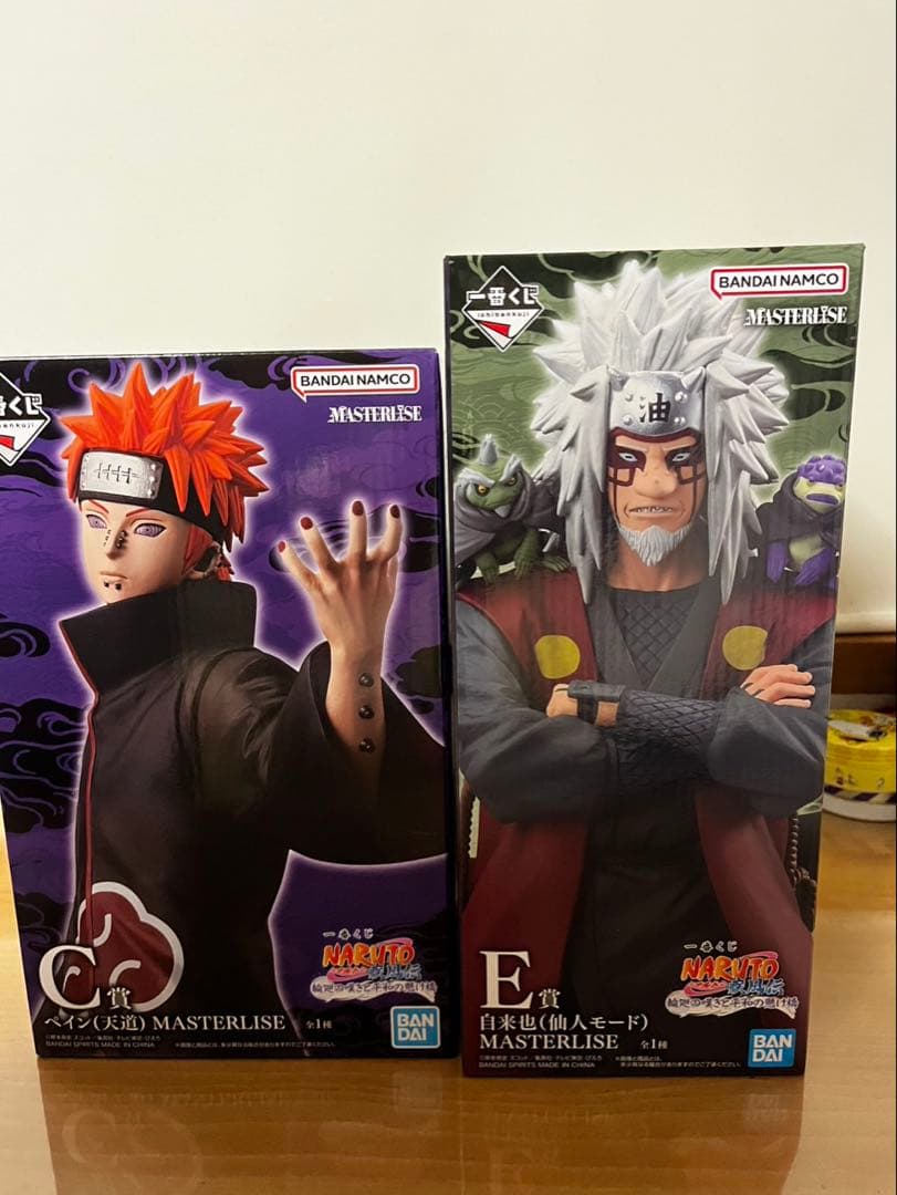 一番くじ NARUTO ナルト　C賞 ペイン(天道)　E賞 自来也(仙人モード)