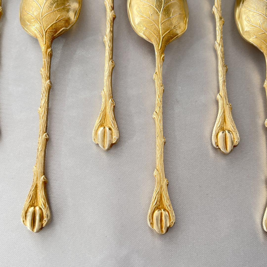 【仏蘭西】デミタススプーン 11本【シルバープレート】 10.5cm