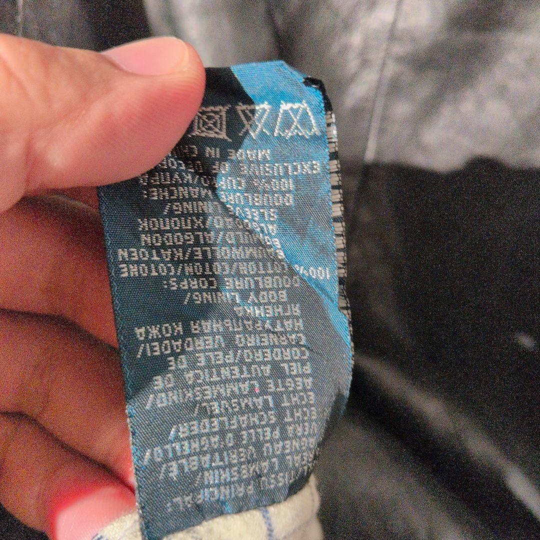 90年代希少　ラルフローレン　ブラックラムレザー　スタンドカラーレザージャケット