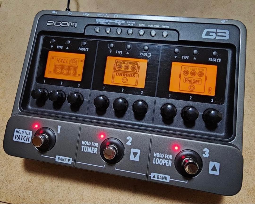 ZOOM G3 ver2.10 マルチエフェクター美品