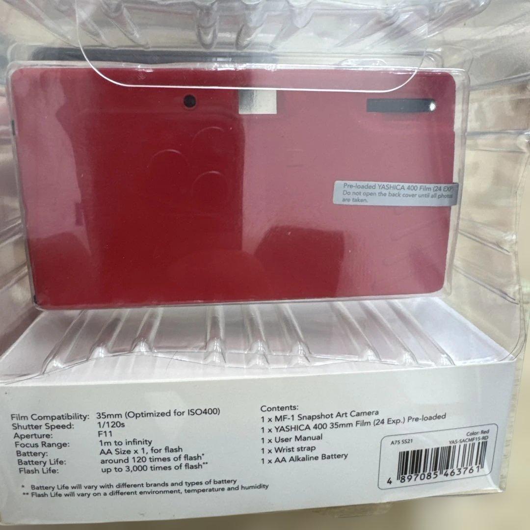 YASHICA Supreme 赤 コンパクトフィルムカメラ