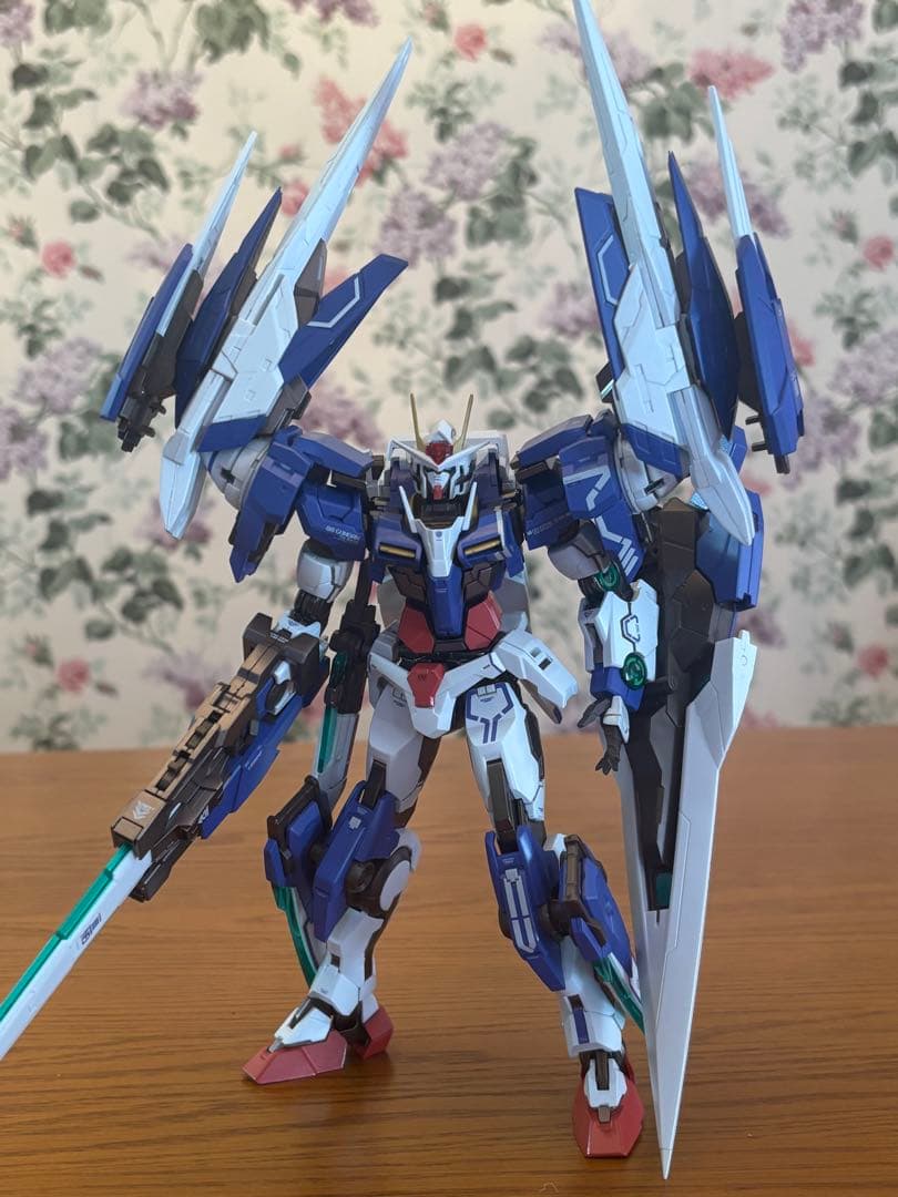 美品 L BUILD ダブルオーガンダム セブンソード (完成品)