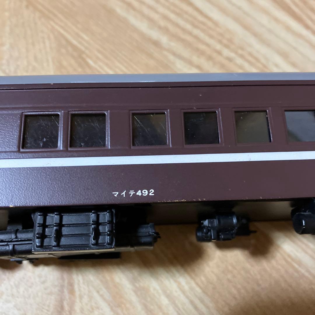 茶色 窓付き 客車 鉄道模型　HOゲージ