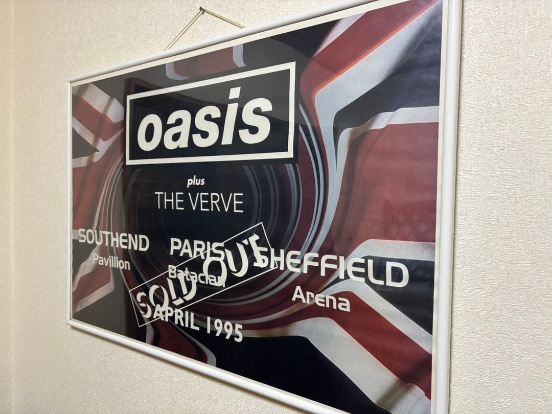 額付き　oasisポスター 90年代