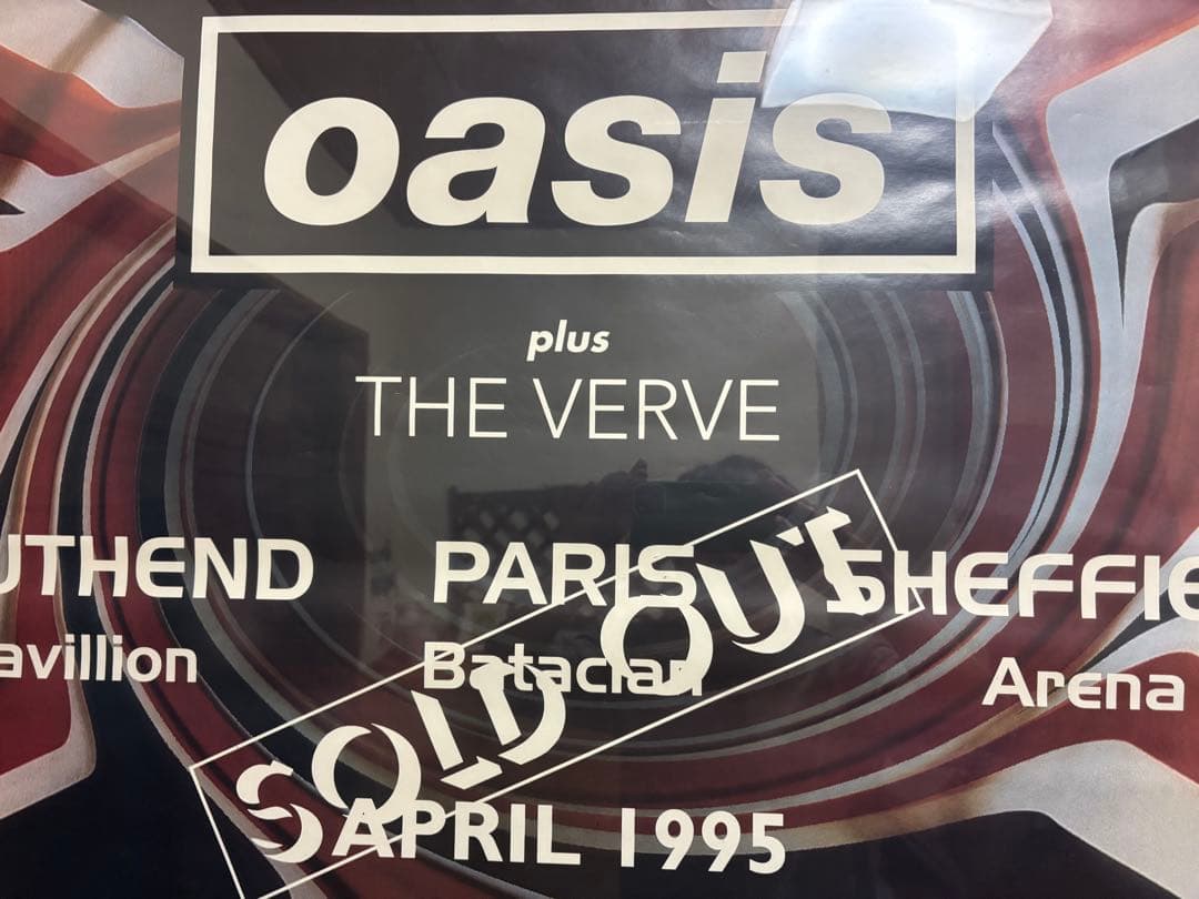 額付き　oasisポスター 90年代