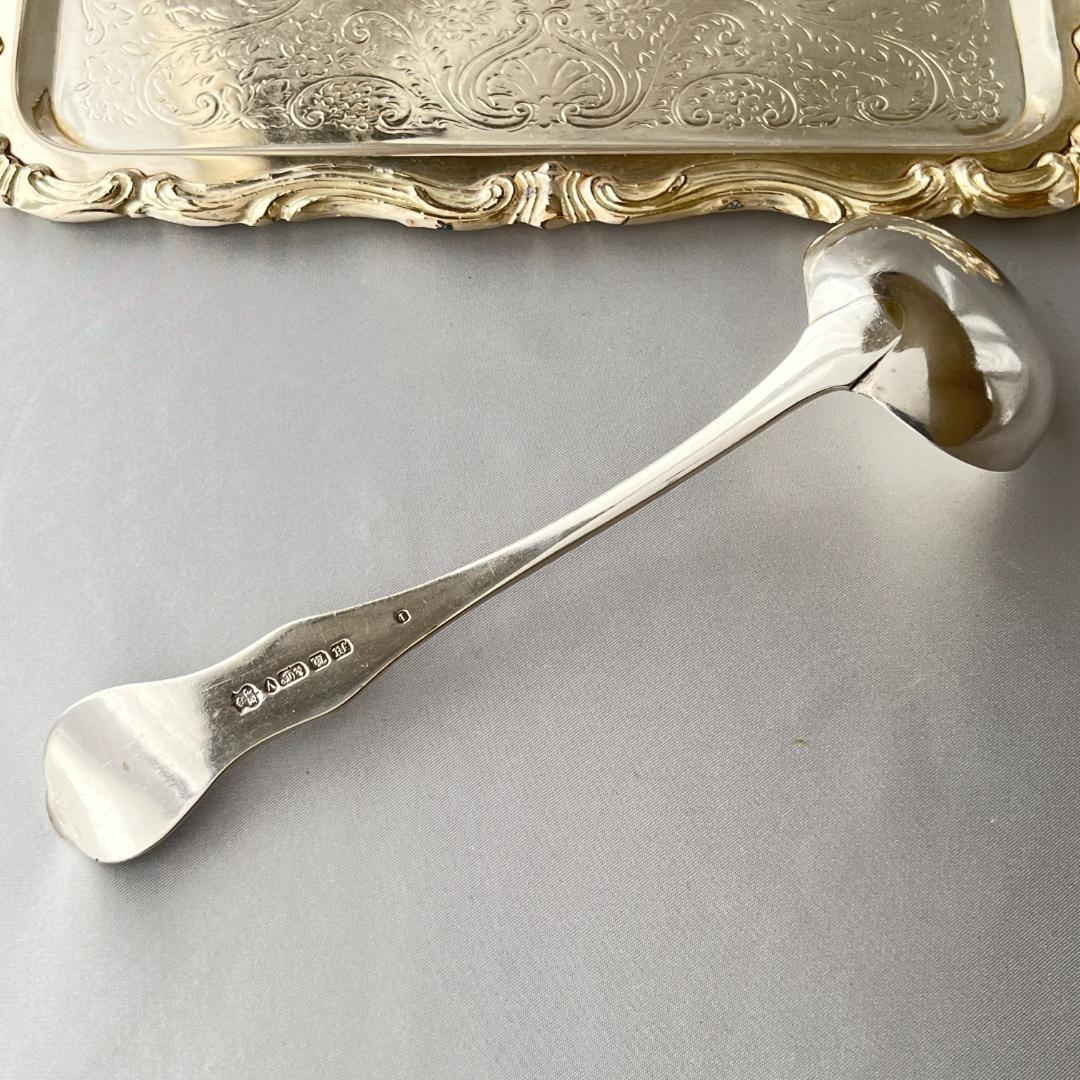 【Martin, Hall & Co】クイーンズパターン グレービーレードル