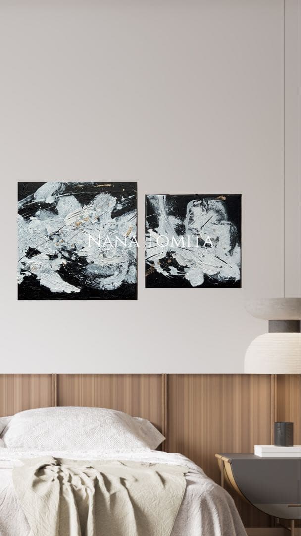 和風/禅/絵画/アート/抽象画/ニュアンス/モダン/ホテル/内装/海外