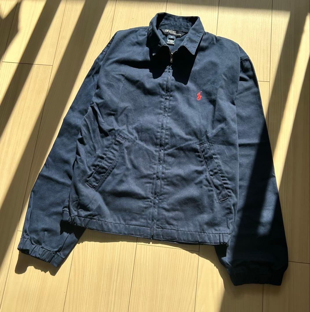 Polo by Ralph Lauren ネイビー スウィングトップ 短丈 古着