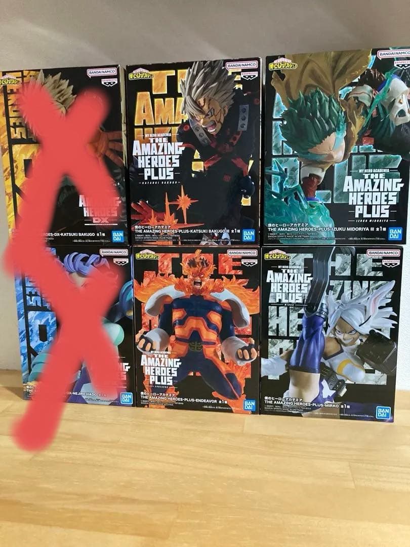 僕のヒーローアカデミア　アメイジングヒーロープラス　DXフィギュア 6点セット
