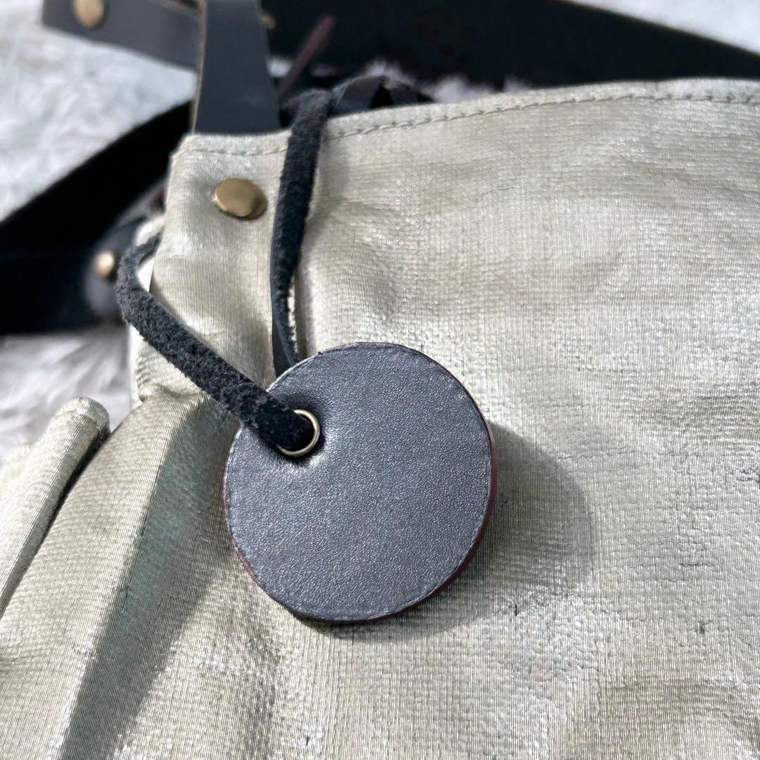 jackgomme ショルダーバッグ 2way 軽量 シャンパンゴールド