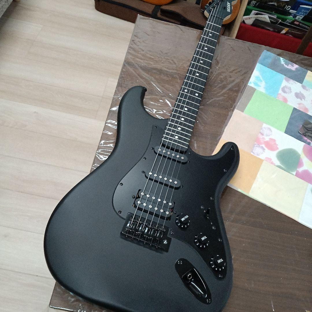 SELDER マットブラック エレキギター