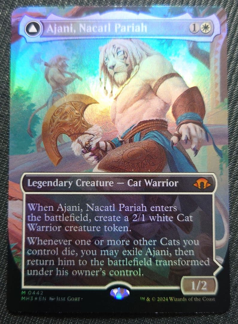 mtg 拡張アート FOIL ナカティルの最下層民アジャニ  英語版 mh3