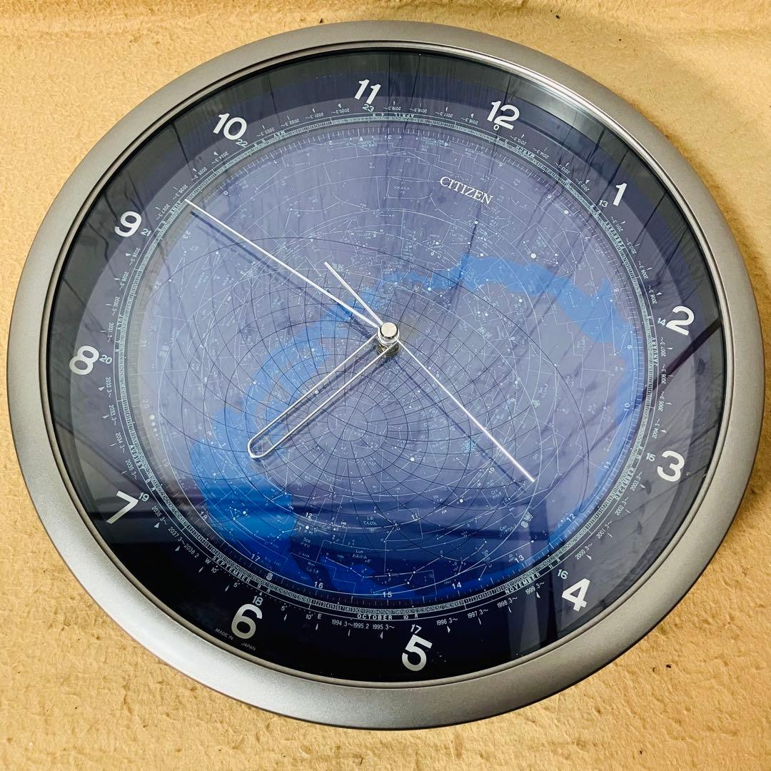 希少 CITIZEN 4MY602 掛時計 コスモサイン 天体 星座