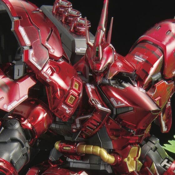 ガンダムベース限定νガンダムチタニウムフィニッシュ＆サザビーメカニカルコアメッキ
