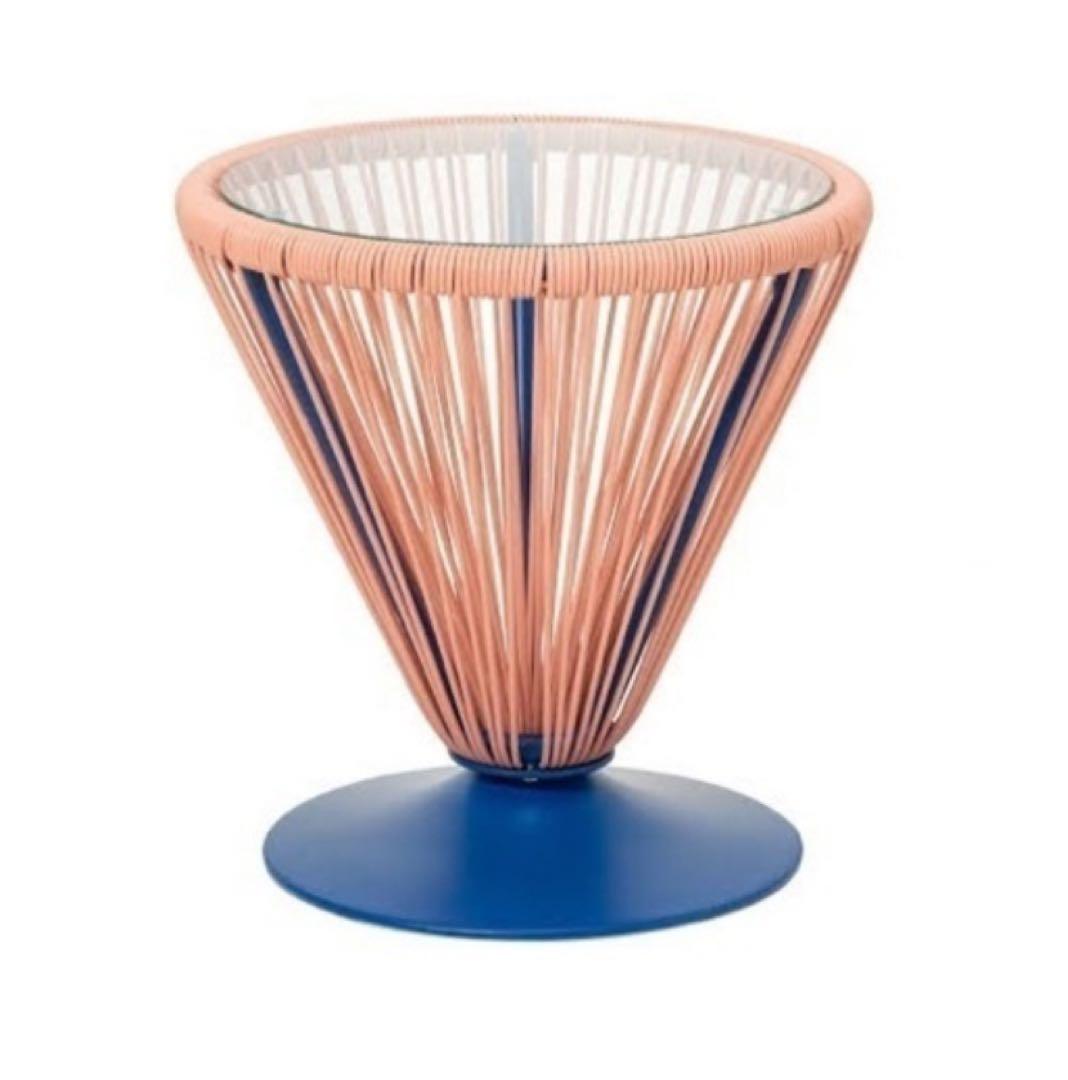 Francfrancロータスサイドテーブル ピンク