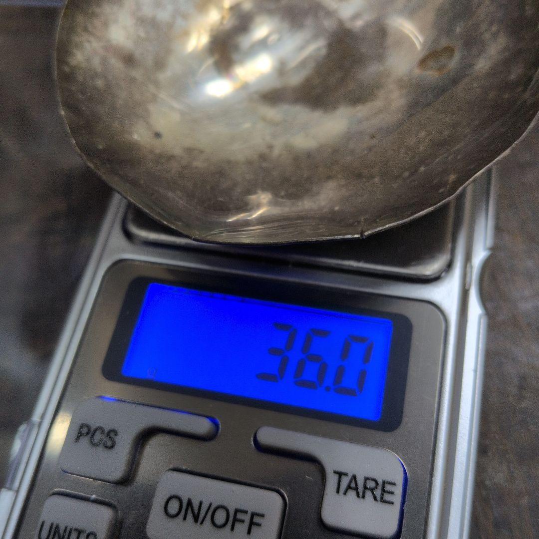 純銀盃 36.0g・刻印有り・潰し