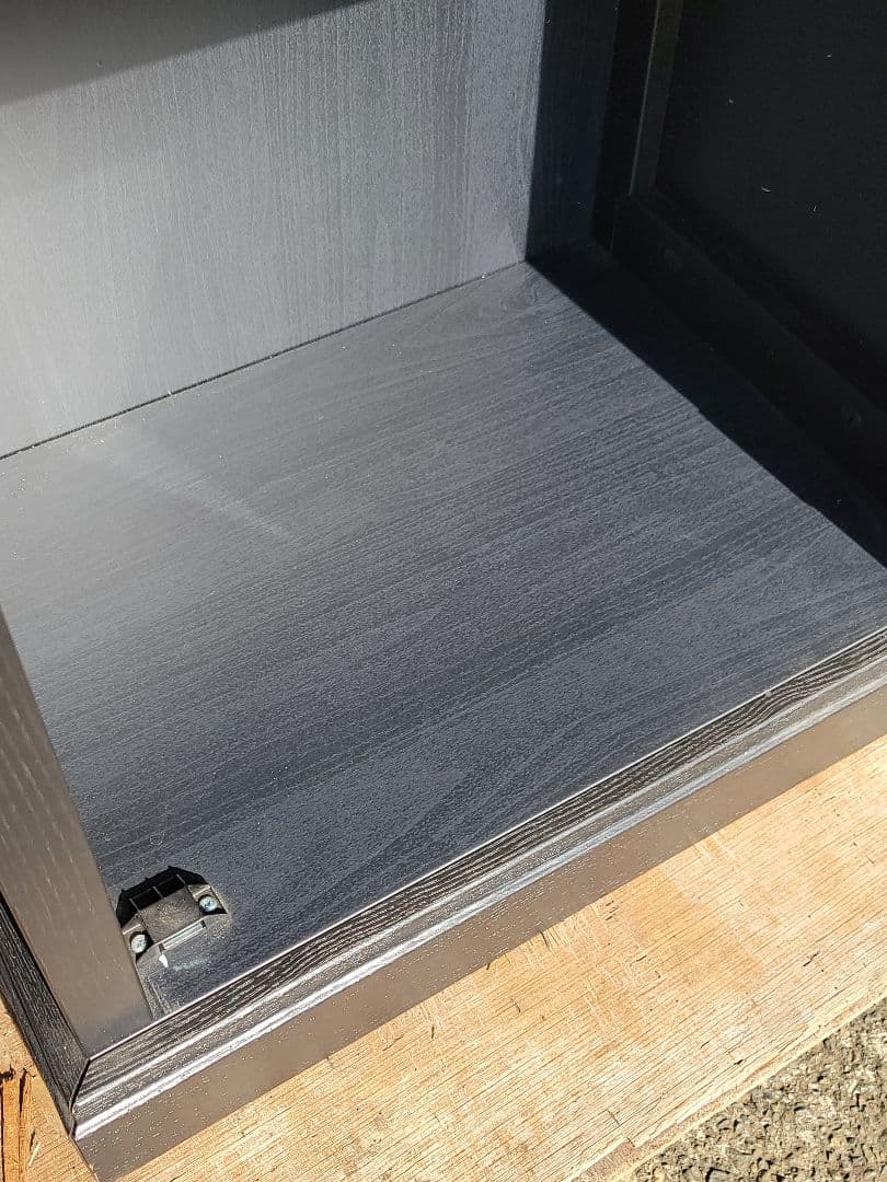 やっほーIKEA イケア ガラスキャビネット スリム コレクションケース