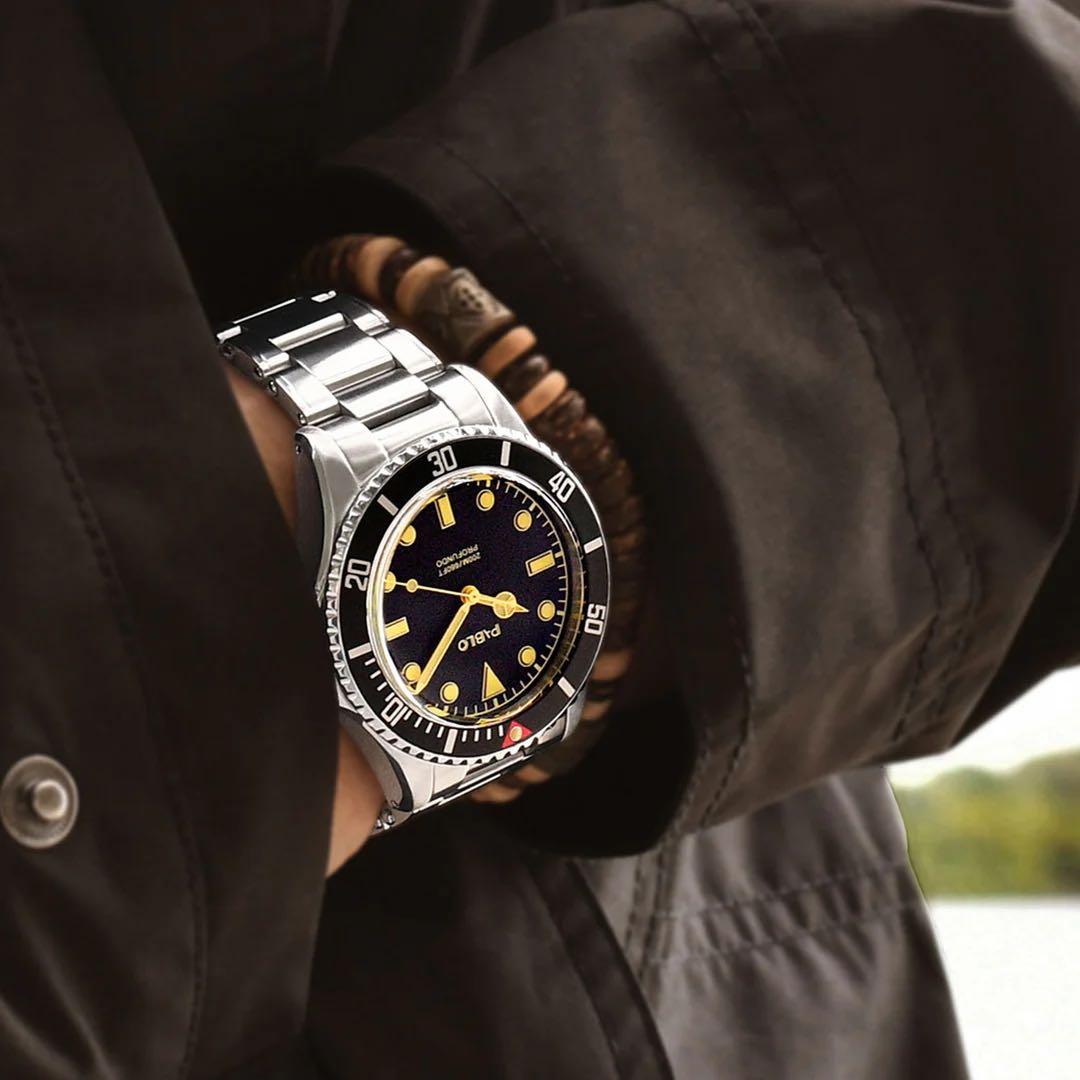 PABLO 自動巻き 腕時計 200m防水　マイクロブランド　ダイバー