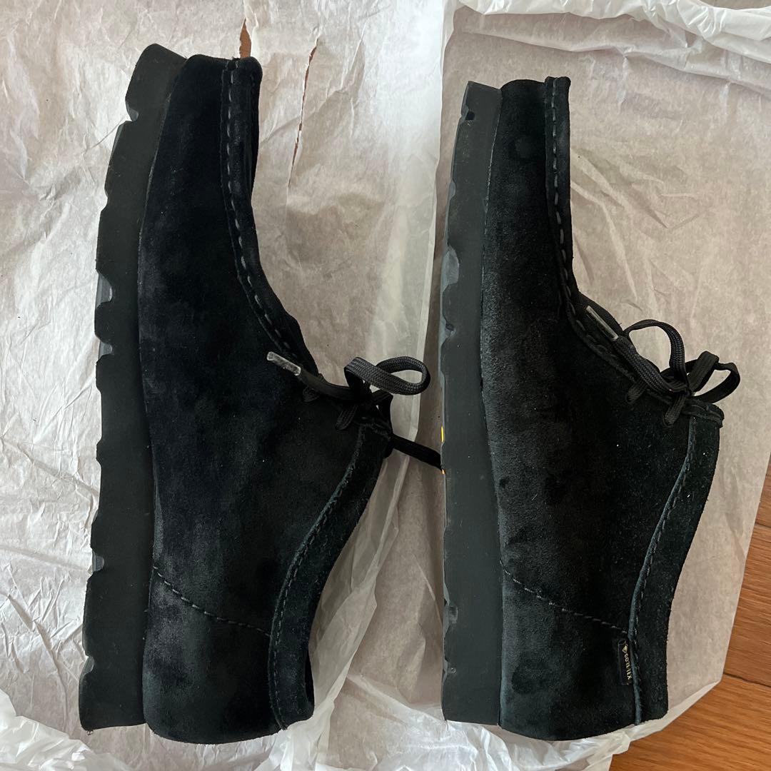 CLARKS ワラビー ブラックモカシン