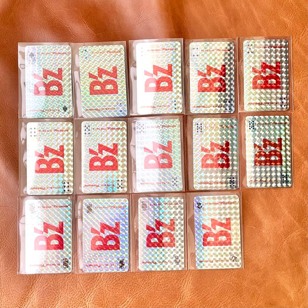 B'z トランプ 14枚セット ホログラム Pleasure 特典品 コンプ
