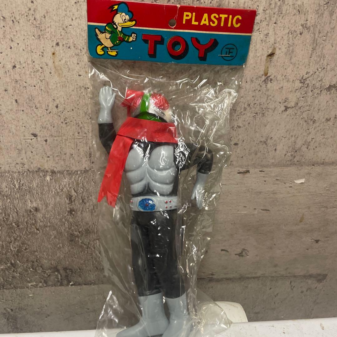 未開封品仮面ライダーソフビ無版権手踊り盆踊りパチ