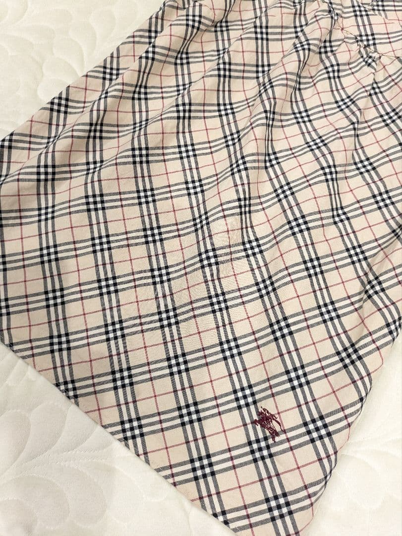 売約済み☆専用　肩リボン ノースリーブ ノバチェック ホースロゴ