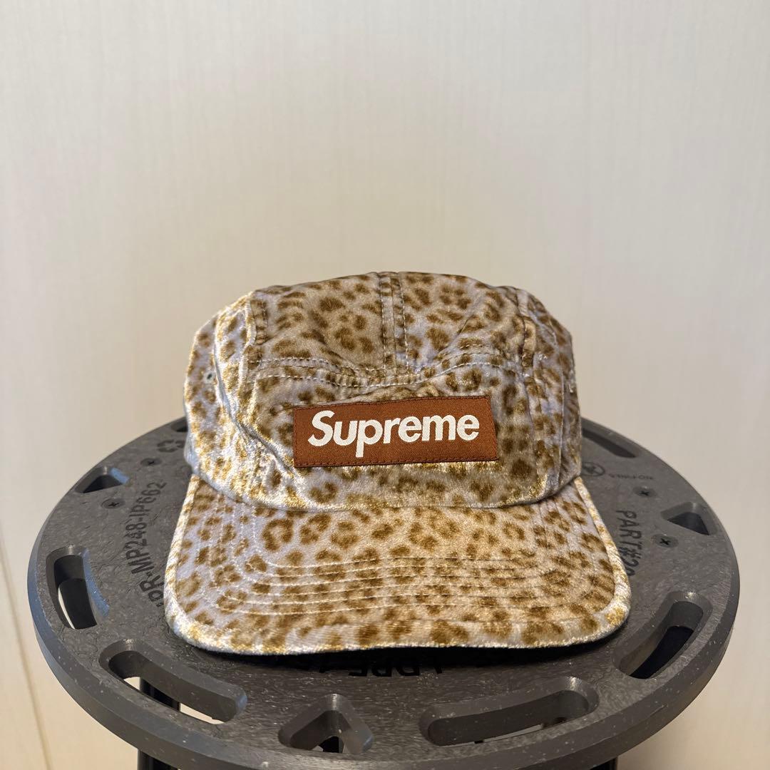 Supreme ヒョウ柄キャップ