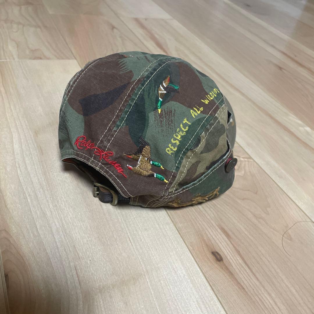 レア　ポロスポーツマン　 迷彩キャップ