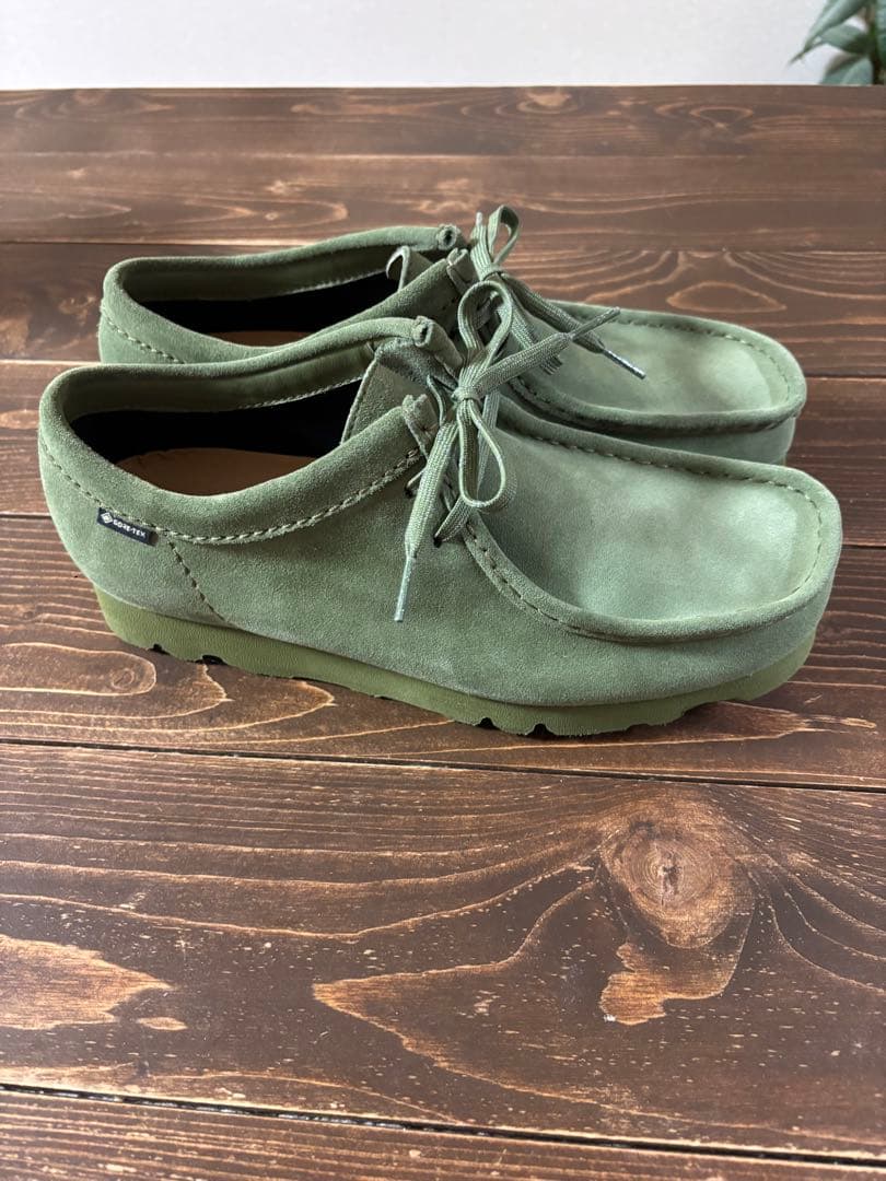 美品　Clarks Wallabee GTX Loden Green UK7.5