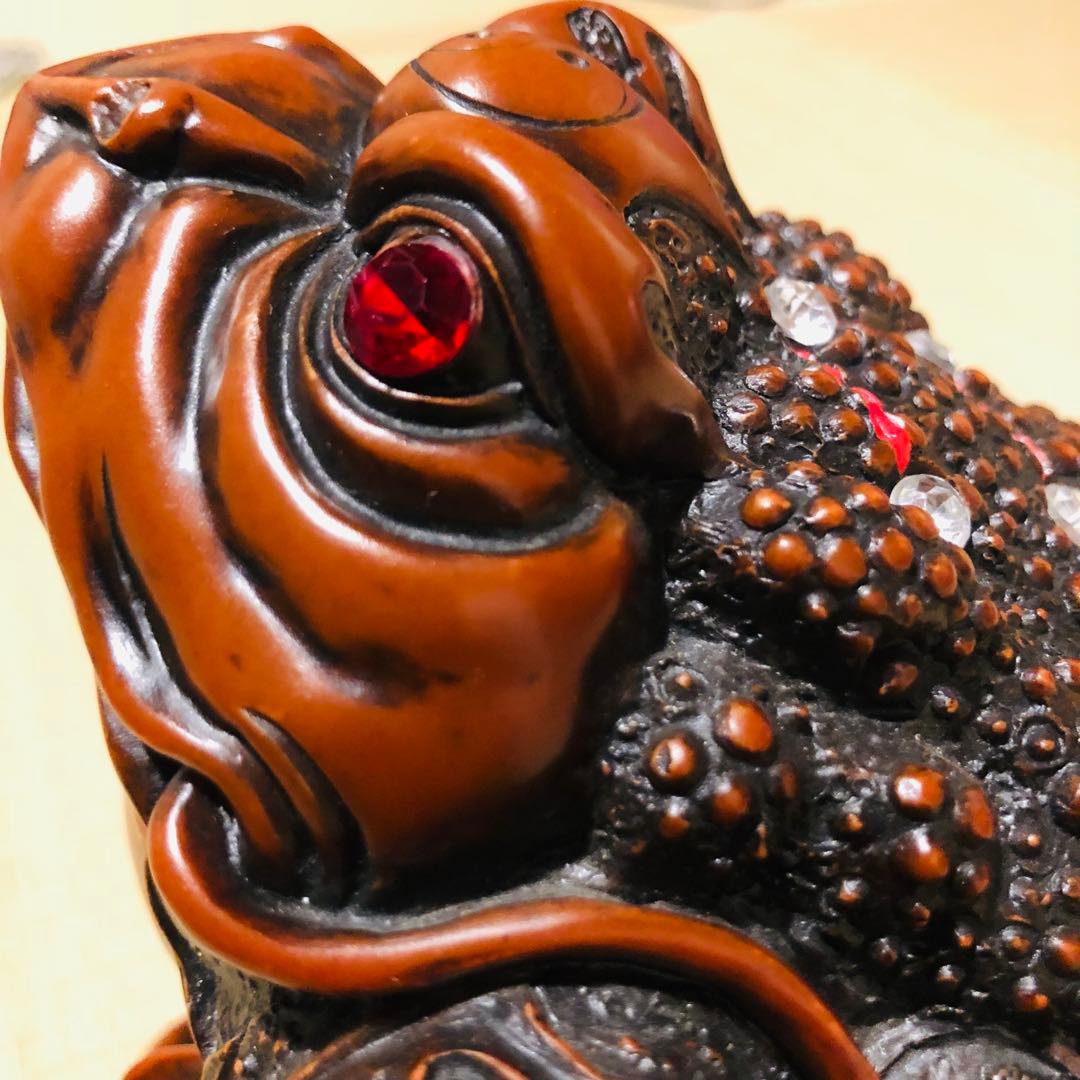 【R R R】三脚蟾蜍 銭蛙 風水 置き物 商売繁盛金運アップ 縁起 幸運