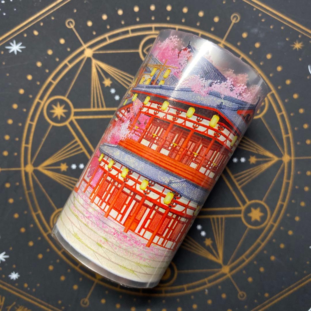 【9385】海外　マステ　5m巻　PETマスキングテープ　古風　街景色　背景系