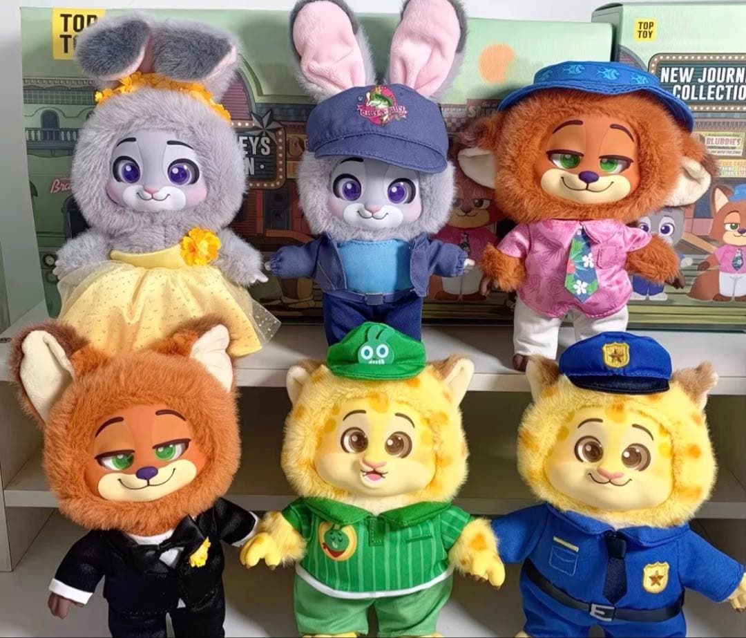 TOPTOY 新作ズートピア2 ぬいぐるみペンダント 1ボックス(6個入り)