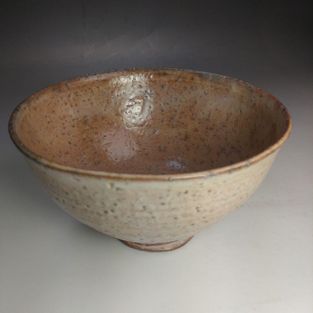 イ130 茶碗『萩焼窯元　大和吉孝松緑』『萩茶碗　共箱』抹茶碗　茶道具