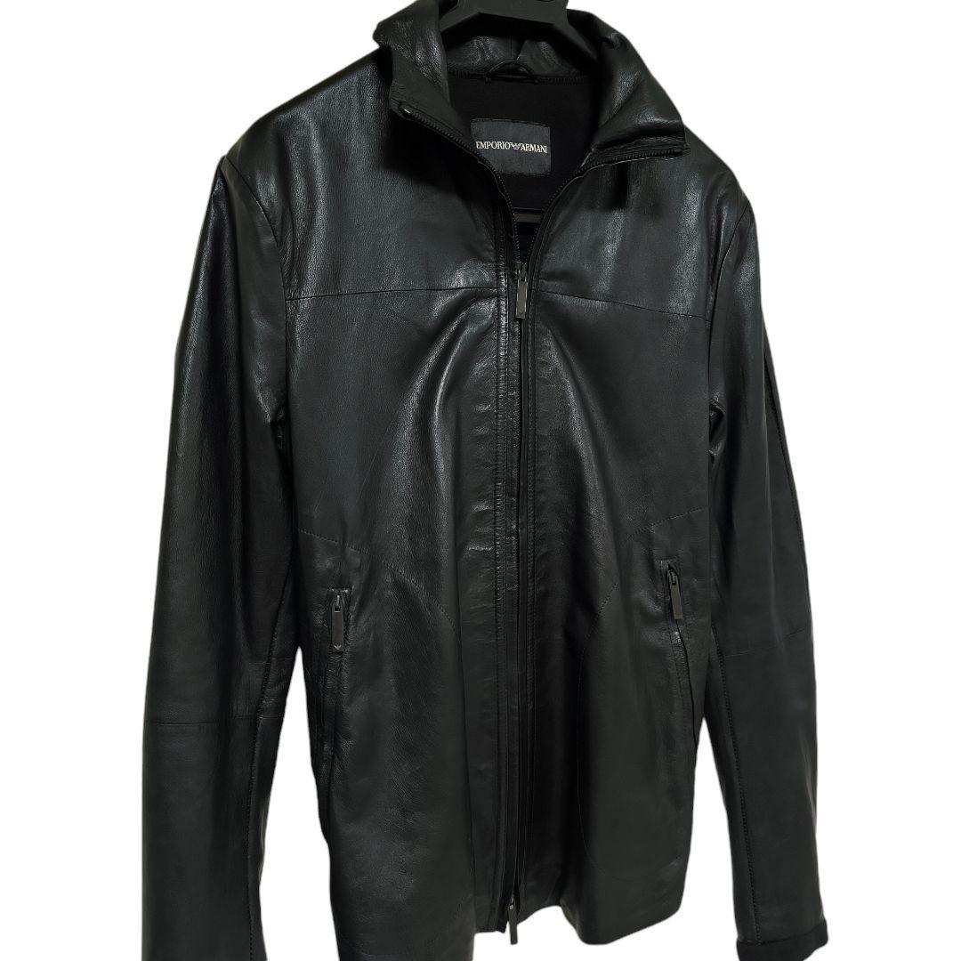 EMPORIO ARMANI　レザー　切替　ジャケット　GACKT着用