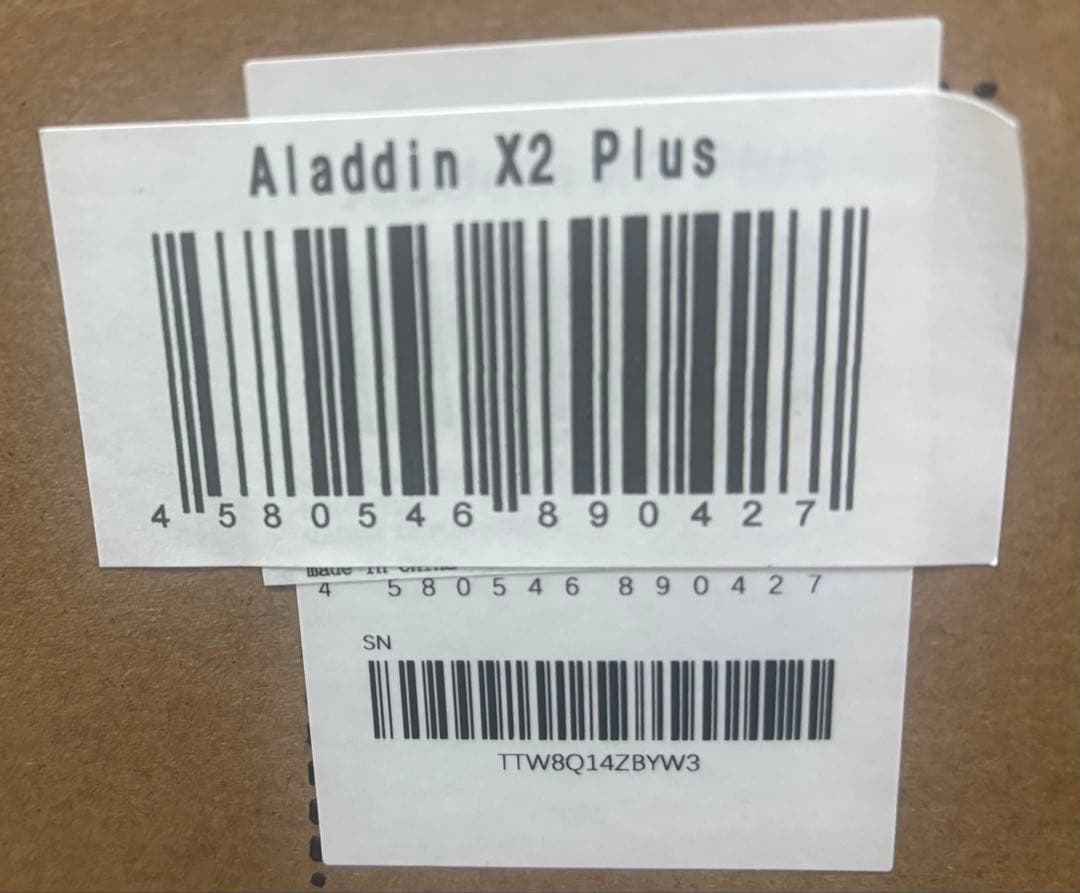 【開封済　未使用品】Aladdin X2 Plus