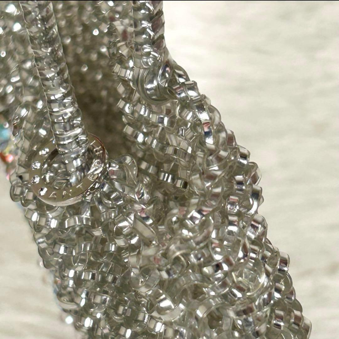 【極美品】ANTEPRIMA　アンテプリマ　ワイヤーバッグ　シルバー リボン