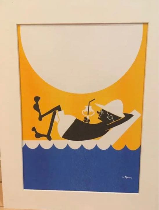 花井祐介 ポスター greenroom hanai yusuke 額付き