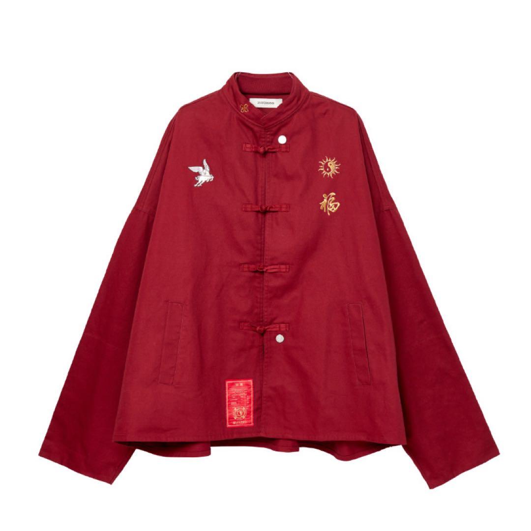 ずとまよ 福 Jacket (Red) チャイナ服 Lサイズ　福ジャケット