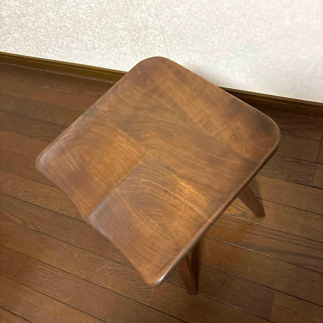 【良品】関家具 アトリエ木馬 MIKUスツール ウォールナット