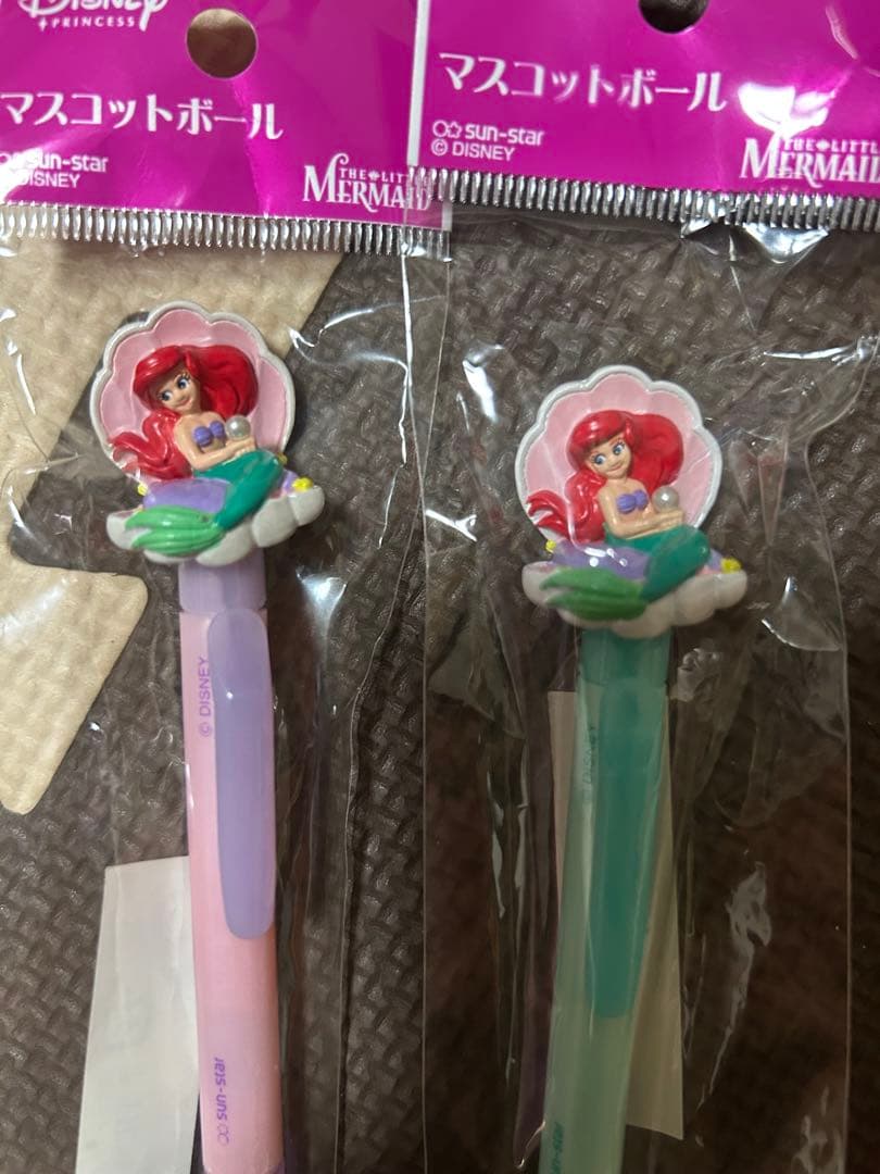 Disney アリエル　ボールペン シャープペンシル　平成レトロ