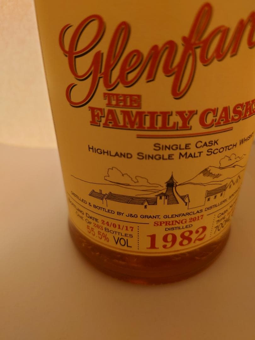 グレンファークラス ファミリーカスク 1982-2017 55.5% #2215
