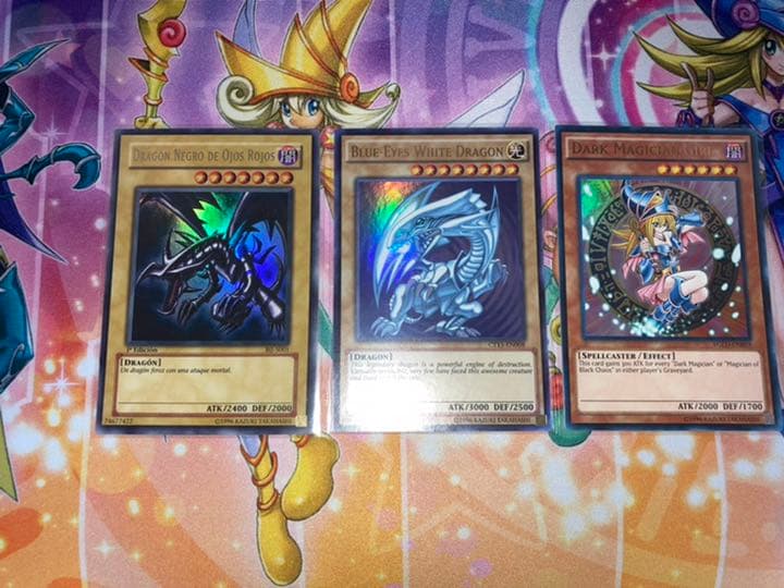 遊戯王 青眼の白龍　ブラックマジシャンガール　真紅眼の黒竜